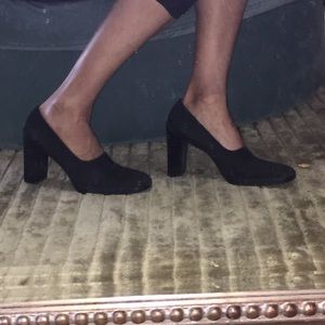 Gucci Black Suede Loafers