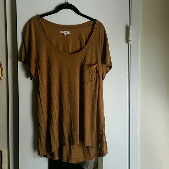 Madewell ochre t-shirt
