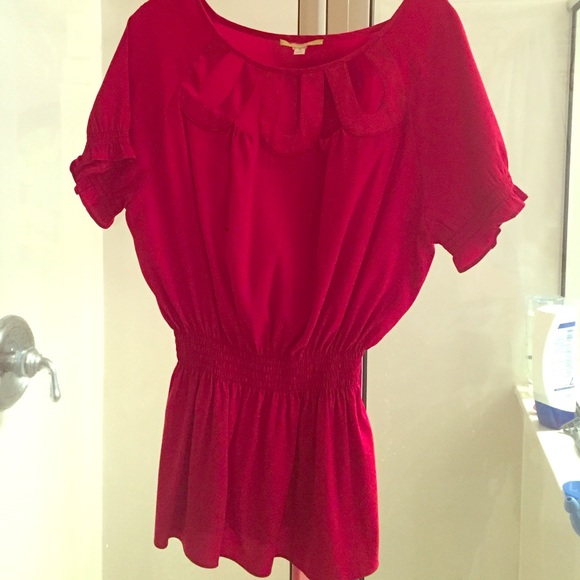 Red blouse
