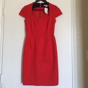 Banana Republic Red Sheath Dress NWT