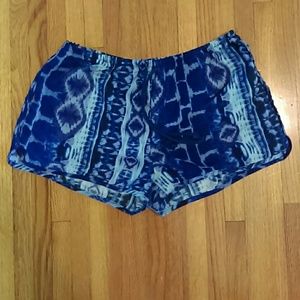 100% Polyester Patterned Shorts