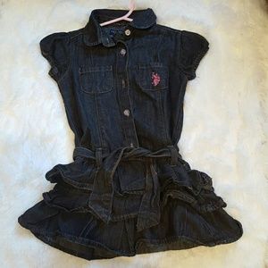 GIRL JEAN DRESS -3T