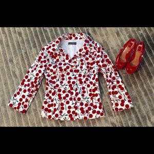 Dolce Gabbana silk Cherry blazer