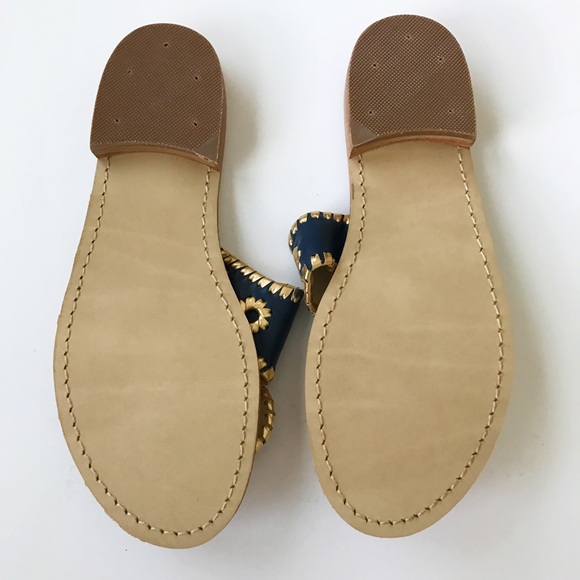 🚨FINAL SALE‼️ Navy Blue & Gold Jack Rogers - Picture 3 of 4