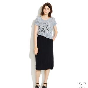 Madewell Midday skirt in black