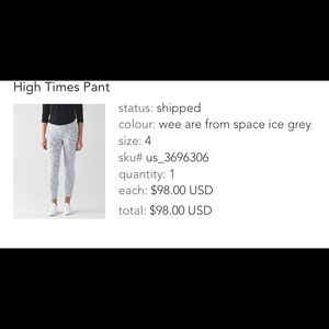 Lu lu lemon high times pant