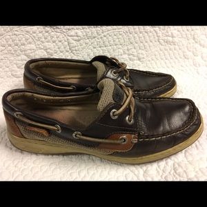 Dark Brown Sperry. Size 7/7.5.