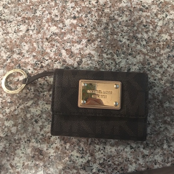 Michael Kors change purse with ID holder