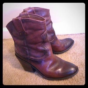 Lucky brand leather boots