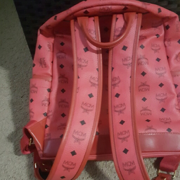 MCM STUDDED LEATHER BACK PACK - Picture 2 of 3