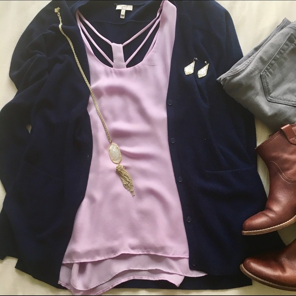 NWOT Parker Ginger Strappy Silk Top - Picture 2 of 5