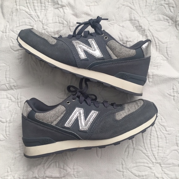 New Balance for J.Crew 696 - Gray / Silver