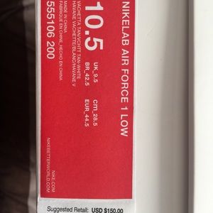 NikeLab Air Force 1 Low Vachetta