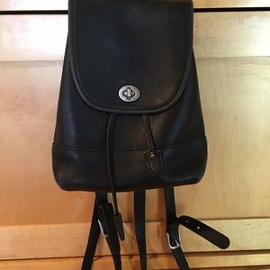 COACH LEATHER BACKPACK