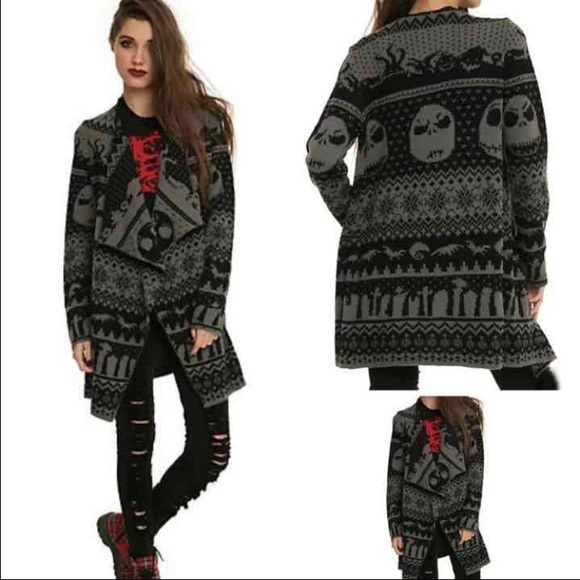 Nightmare before Christmas fair isle cardigan
