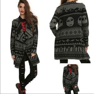 Nightmare before Christmas fair isle cardigan