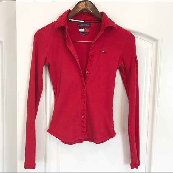 Tommy Hilfiger Ribbed Button Down