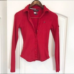 Tommy Hilfiger Ribbed Button Down