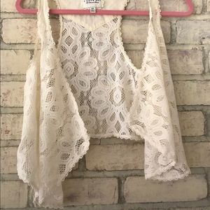 Adorable Lace Vest
