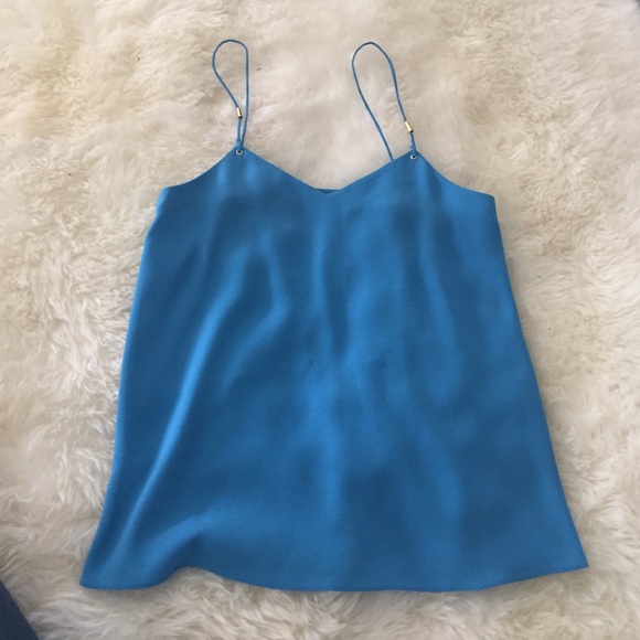 Tibi blue tank top size 2