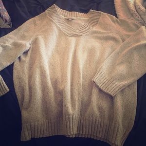 Baggy Heathered Gray Sweater