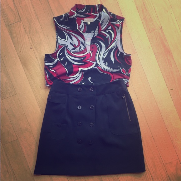 Le Helene Golf Skirt & American Goddess Top