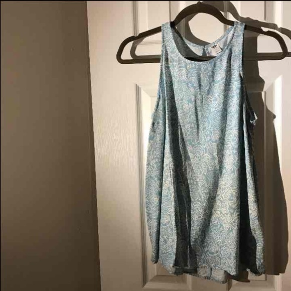 Blue and white Old Navy top