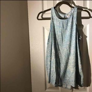 Blue and white Old Navy top