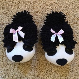 Whimsical "Panda" Slippers