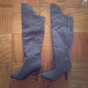 Suede Over the Knee Boots