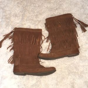 Steve Madden Fringe Boots