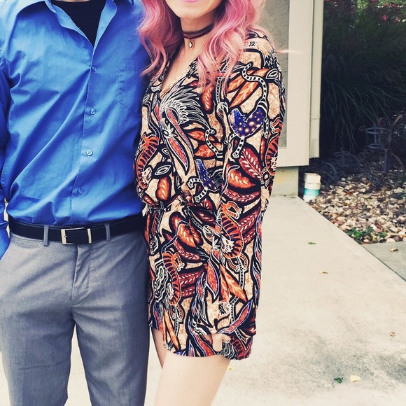 H and M Long sleeve romper