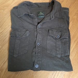 Men's long sleeve Prana button up