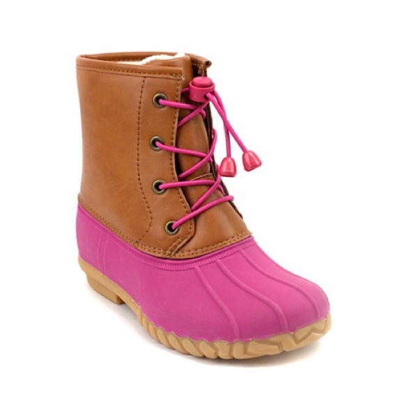 Girls Rain Snow Duck Boots 