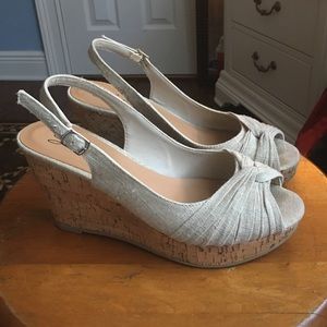 Cork and Fabric Wedges