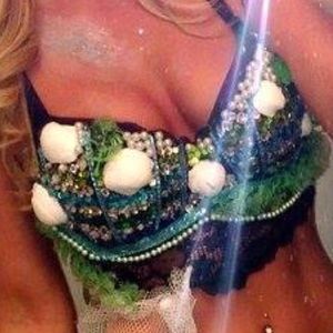 Homemade mermaid bra