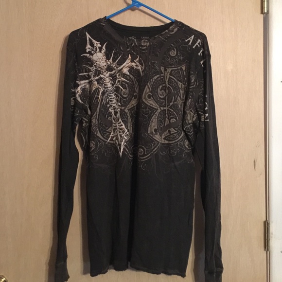 Long sleeve affliction shirt