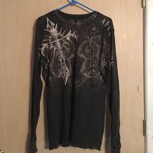 Long sleeve affliction shirt