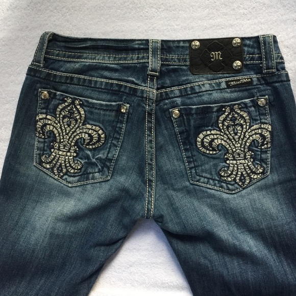 Miss me jeans Sz 28 * 33 straight blue