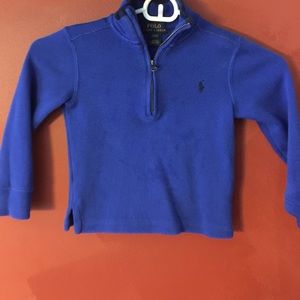 BLUE KIDS POLO Quarter Zip