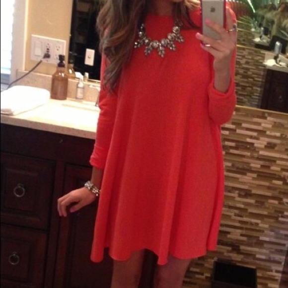 Red Piko Dress