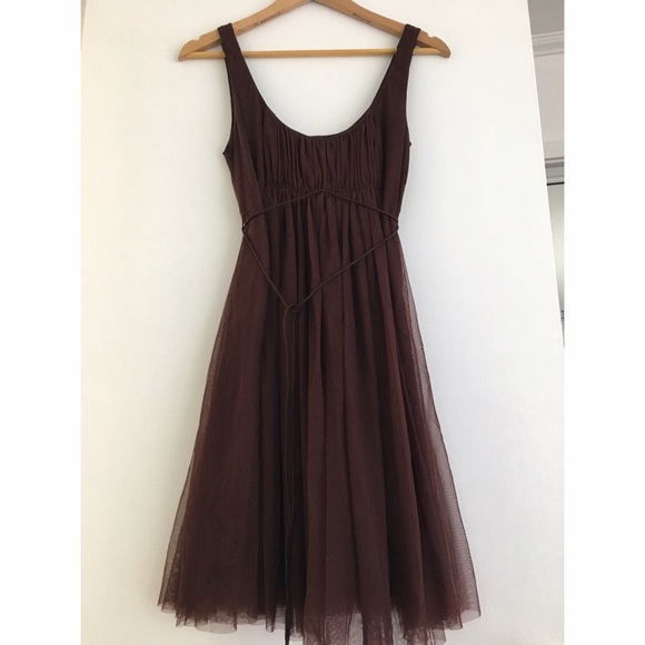 Anthropologie Moulinette Souers tulle dress