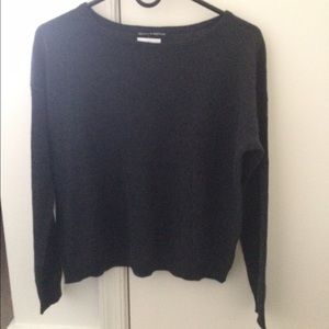 Brandy Melville dark grey cashmere sweater