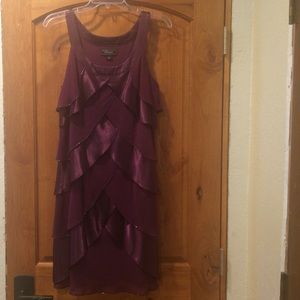 Purple cocktail dress size 12 Dressbarn