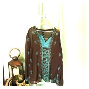 Sequined tunic