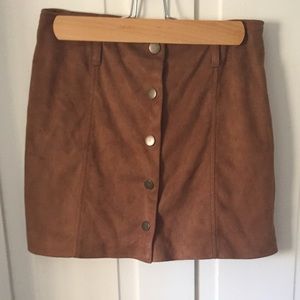 Forever 21 Suede Skirt