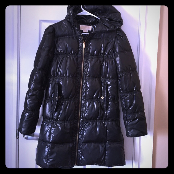 Black Michael Kors puffer jacket
