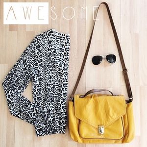 H&M- Leopard Print Cardigan