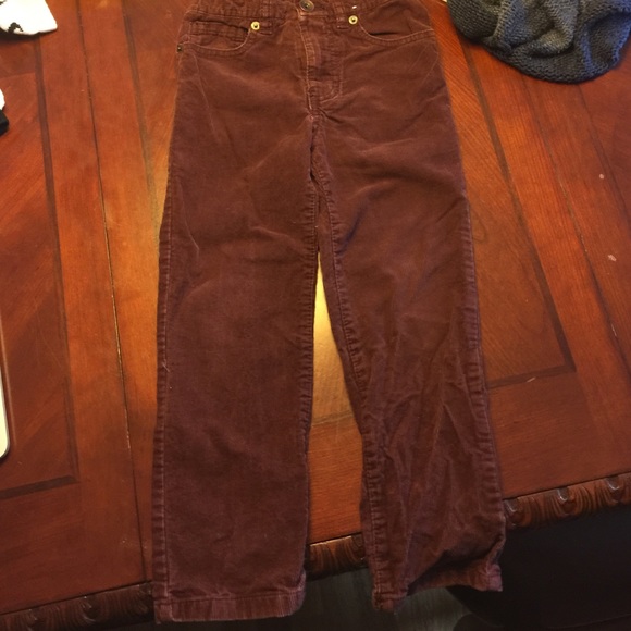 KIDS Maroon Corduroy Jeans