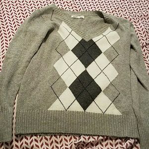 Old Navy argyle sweater